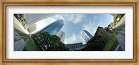 Low angle view of skyscrapers, Houston, Harris county, Texas, USA Fine Art Print