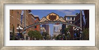 Buildings in a city, Gaslamp Quarter, San Diego, California, USA Fine Art Print