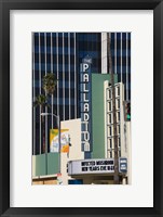 Theater in a city, Hollywood Palladium, Hollywood, Los Angeles, California, USA Fine Art Print