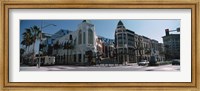 Street Corner at Rodeo Drive, Beverly Hills, California Fine Art Print