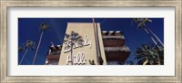 Low angle view of a hotel, Beverly Hills Hotel, Beverly Hills, Los Angeles County, California, USA Fine Art Print