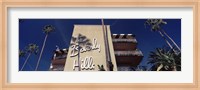 Low angle view of a hotel, Beverly Hills Hotel, Beverly Hills, Los Angeles County, California, USA Fine Art Print