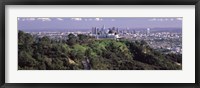 Griffith Park Observatory and Los Angeles in the background, California Fine Art Print