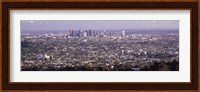 Aerial View of Los Angeles from a Distance Fine Art Print