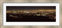 Night View of Los Angeles from the Distance Fine Art Print
