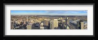 Aerial view of a city, Cincinnati, Hamilton County, Ohio, USA 2010 Fine Art Print