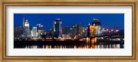 Cincinnati, Ohio at Night Fine Art Print