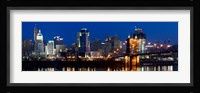 Cincinnati, Ohio at Night Fine Art Print
