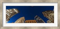 Low angle view of high-rise buildings at dusk, San Francisco, California, USA Fine Art Print