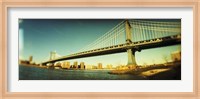 Brooklyn Bridge In Front of Manhattan Fine Art Print