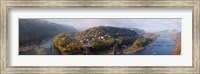 Aerial view of an island, Harpers Ferry, Jefferson County, West Virginia, USA Fine Art Print