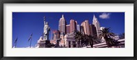Low angle view of a hotel, New York New York Hotel, Las Vegas, Nevada Fine Art Print