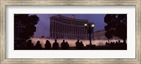 Low angle view of a hotel, Bellagio Resort And Casino, The Strip, Las Vegas, Nevada, USA Fine Art Print