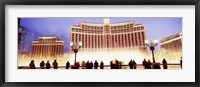 Bellagio Resort And Casino Lit Up At Night, Las Vegas Fine Art Print