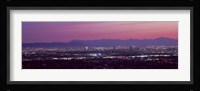 Cityscape at sunset, Phoenix, Maricopa County, Arizona, USA 2010 Fine Art Print