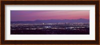 Cityscape at sunset, Phoenix, Maricopa County, Arizona, USA 2010 Fine Art Print