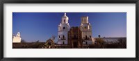 Low angle view of a church, Mission San Xavier Del Bac, Tucson, Arizona Fine Art Print