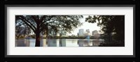 Lake Eola, Orlando, Florida (black & white) Fine Art Print