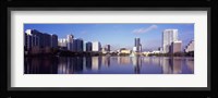Buildings Reflecting in Lake Eola, Orlando, Florida Fine Art Print