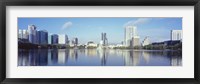 Lake Eola Waterfront, Orlando, Florida Framed Print