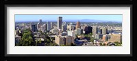 High angle view of a cityscape, Portland, Multnomah County, Oregon Fine Art Print