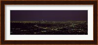 High angle view of a cityscape, Los Angeles, California, USA Fine Art Print