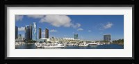 Buildings in a city, San Diego Convention Center, San Diego, Marina District, San Diego County, California, USA Fine Art Print
