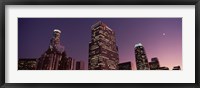 Skyscrapers in a city, City of Los Angeles, California Fine Art Print