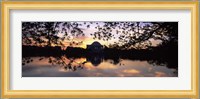 Memorial at the waterfront, Jefferson Memorial, Tidal Basin, Potomac River, Washington DC Fine Art Print