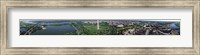 Aerial view of a monument, Tidal Basin, Constitution Avenue, Washington DC, USA Fine Art Print