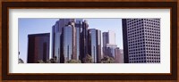 Reflections in Los Angeles skyscrapers, Los Angeles County, California, USA Fine Art Print