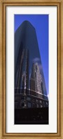 Low angle view of a skyscraper in a city, City Of Los Angeles, Los Angeles County, California, USA Fine Art Print