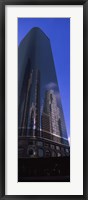 Low angle view of a skyscraper in a city, City Of Los Angeles, Los Angeles County, California, USA Fine Art Print
