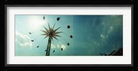 Low angle view of a park ride, Brooklyn Flyer Ride, Luna Park, Coney Island, Brooklyn, New York City, New York State, USA Fine Art Print