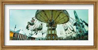 Tourists riding on an amusement park ride, Lynn's Trapeze, Luna Park, Coney Island, Brooklyn, New York City, New York State, USA Fine Art Print