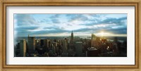 Buildings in a city, Empire State Building, Manhattan, New York City, New York State, USA 2011 Fine Art Print