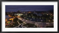 High angle view of a city, Big Spring Park, Huntsville, Madison County, Alabama, USA Fine Art Print