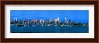 Manhattan skyline at dusk, New York City, New York State, USA Fine Art Print