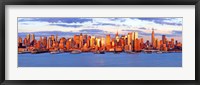 Aerial view of Manhattan, New York City, New York State, USA Fine Art Print
