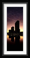 Buildings at the waterfront, Lake Merritt, Oakland, Alameda County, California, USA Fine Art Print