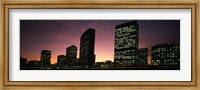 Buildings at the waterfront, Oakland, Alameda County, California, USA Fine Art Print