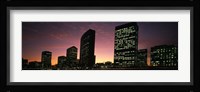 Buildings at the waterfront, Oakland, Alameda County, California, USA Fine Art Print