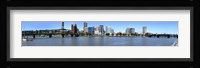 Buildings at the waterfront, Portland Rose Festival, Portland, Multnomah County, Oregon, USA 2010 Fine Art Print