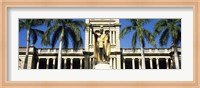 Statue of King Kamehameha, Aliiolani Hale, Honolulu, Hawaii Fine Art Print