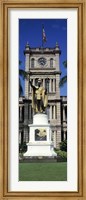 Statue of King Kamehameha, Aliiolani Hale, Honolulu, Hawaii (vertical) Fine Art Print