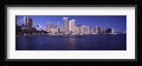 Skyscrapers at the waterfront, Honolulu, Hawaii, USA Fine Art Print