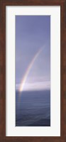 Rainbow over ocean, Honolulu, Oahu, Hawaii, USA Fine Art Print