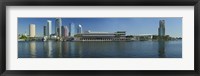 Buildings at the waterfront, Tampa, Hillsborough County, Florida, USA Fine Art Print