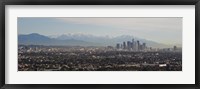 High angle view of a city, Los Angeles, California Fine Art Print