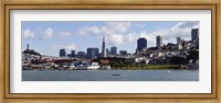 City at the waterfront, Coit Tower, Telegraph Hill, San Francisco, California Fine Art Print